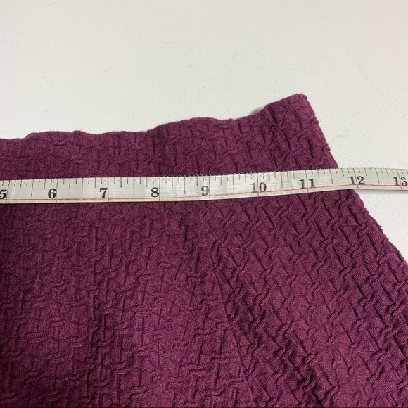 h&m XS burgundy skater mini skirt - Picture 4 of 5